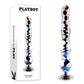 Playboy Pleasure JEWELS WAND Clear Glass 20.3cm Dildo