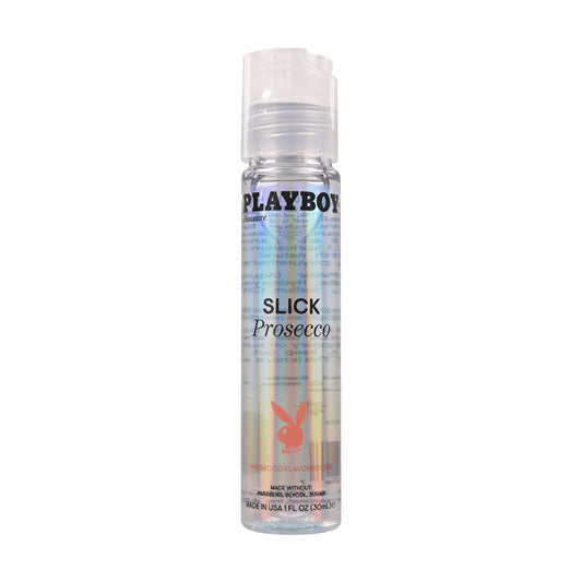 Playboy Pleasure SLICK Prosecco Flavoured Water Based Lubricant 30ml