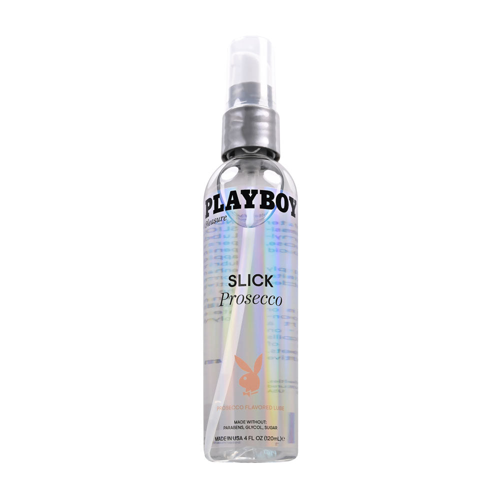 Playboy Pleasure SLICK Prosecco Flavoured Water Based Lubricant 120ml