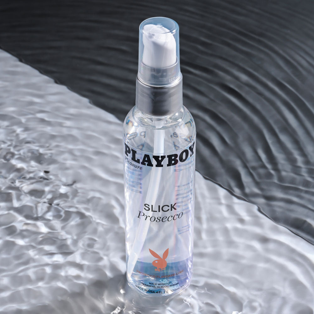 Playboy Pleasure SLICK Prosecco Flavoured Water Based Lubricant 120ml