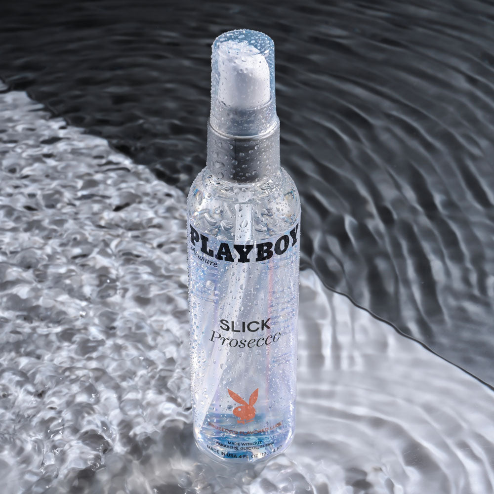 Playboy Pleasure SLICK Prosecco Flavoured Water Based Lubricant 120ml