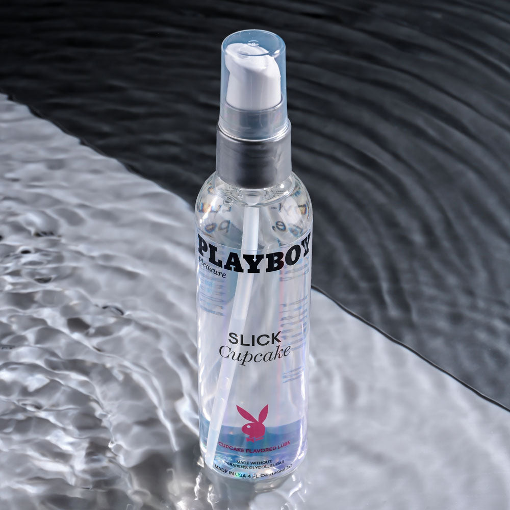 Playboy Pleasure SLICK Cupcake Flavoured Water Based Lubricant 120ml