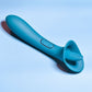 Playboy Pleasure TRUE INDULGENCE Teal 21.3cm Rechargeable Vibrator Flicking Tip