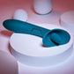 Playboy Pleasure TRUE INDULGENCE Teal 21.3cm Rechargeable Vibrator Flicking Tip