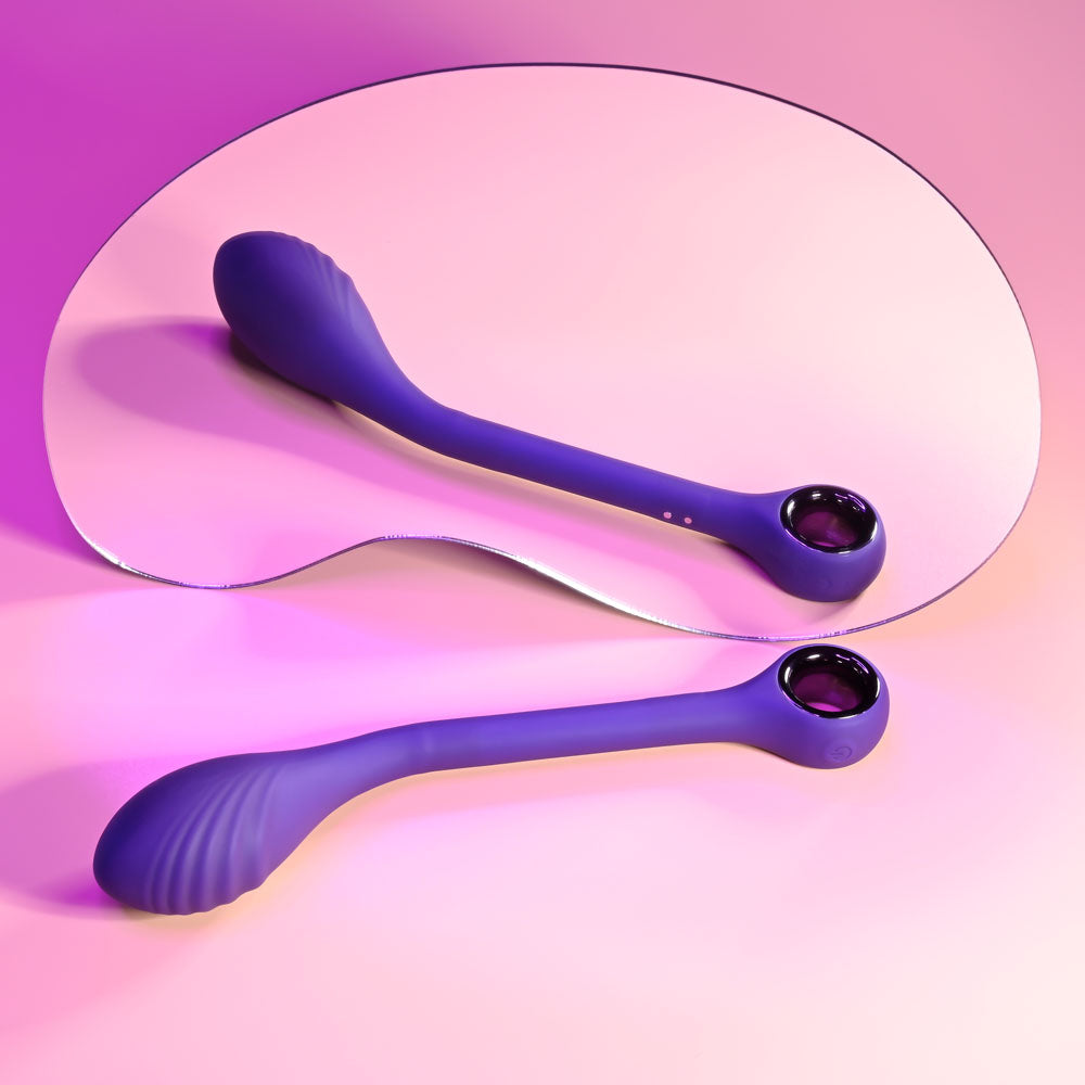 Playboy Pleasure SPOT ON Purple 22.6cm USB Rechargeable Poseable G-Spot Vibrator