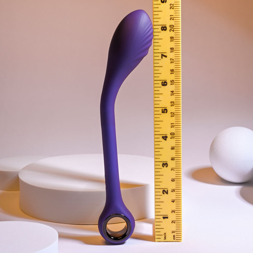 Playboy Pleasure SPOT ON Purple 22.6cm USB Rechargeable Poseable G-Spot Vibrator