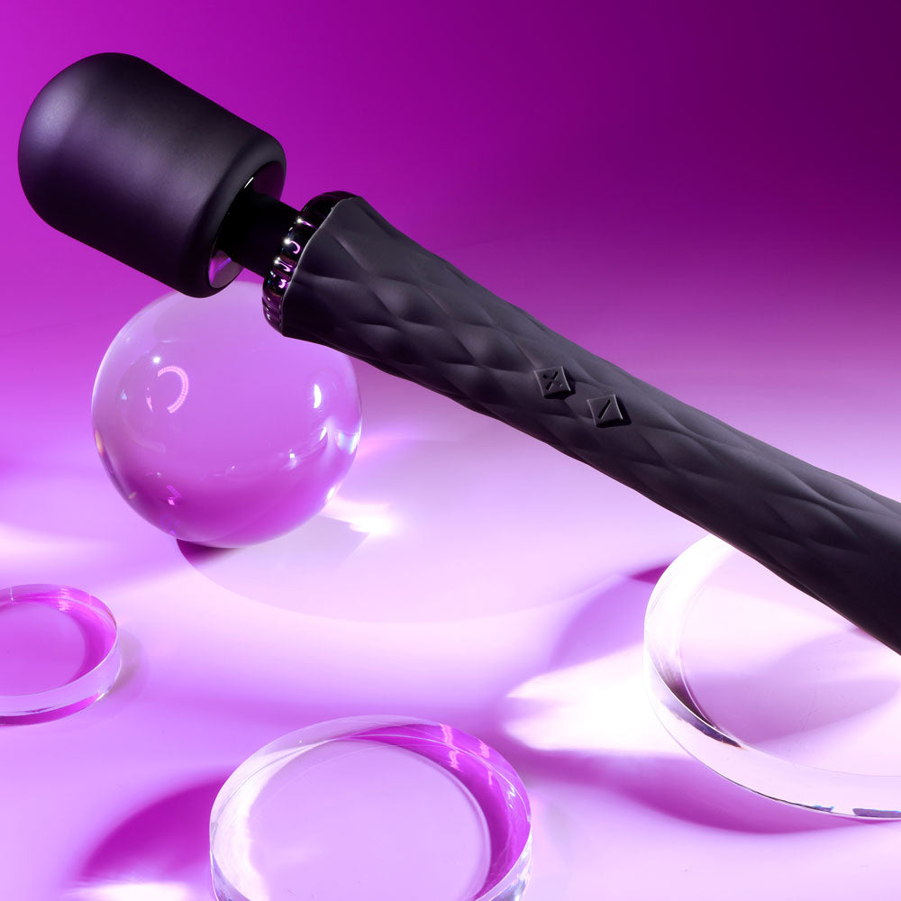 Playboy Pleasure ROYAL Black 29.2cm USB Rechargeable Massage Wand Vibrator