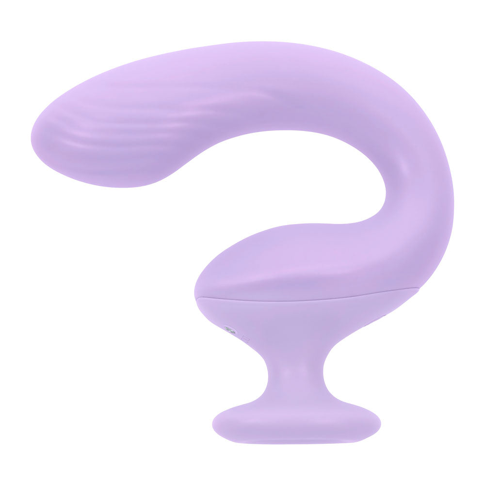 Playboy Pleasure REV ME UP Purple USB Rechargeable Dual Motor Curved Vibrator