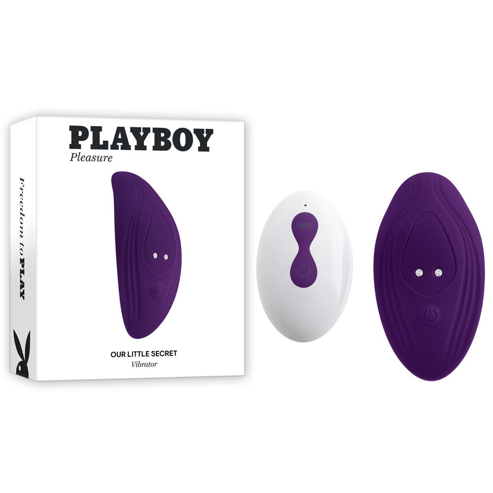 Playboy Pleasure OUR LITTLE SECRET Purple USB Panty Vibrator Wireless Remote