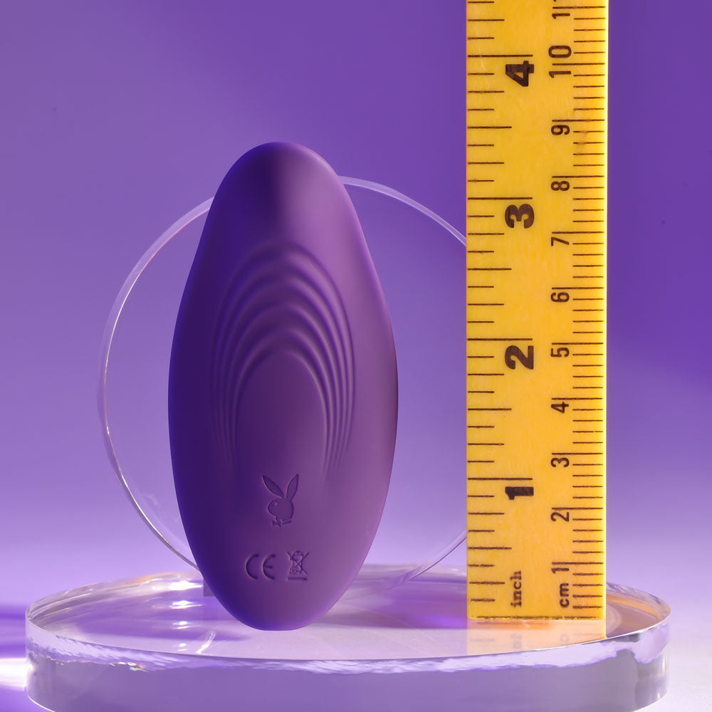 Playboy Pleasure OUR LITTLE SECRET Purple USB Panty Vibrator Wireless Remote