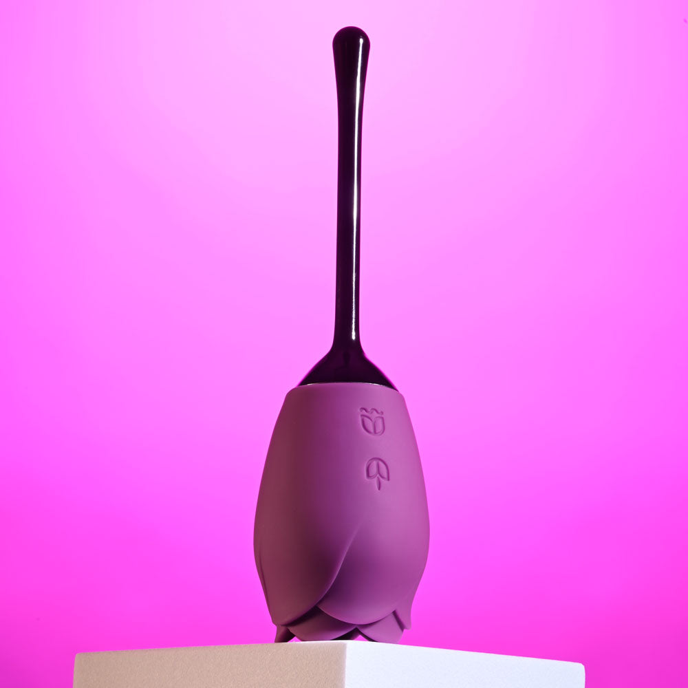 Playboy Pleasure PETAL Purple USB Rechargeable Flicking Stimulator