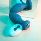 Playboy Pleasure SPINNING TAIL TEASER Blue 9.7cm Vibrating & Rotating Butt Plug with Wireless Remote