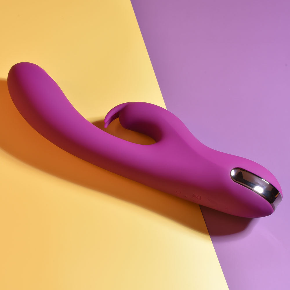 Playboy Pleasure THUMPER Purple 21.9cm USB Rechargeable Rabbit Vibrator