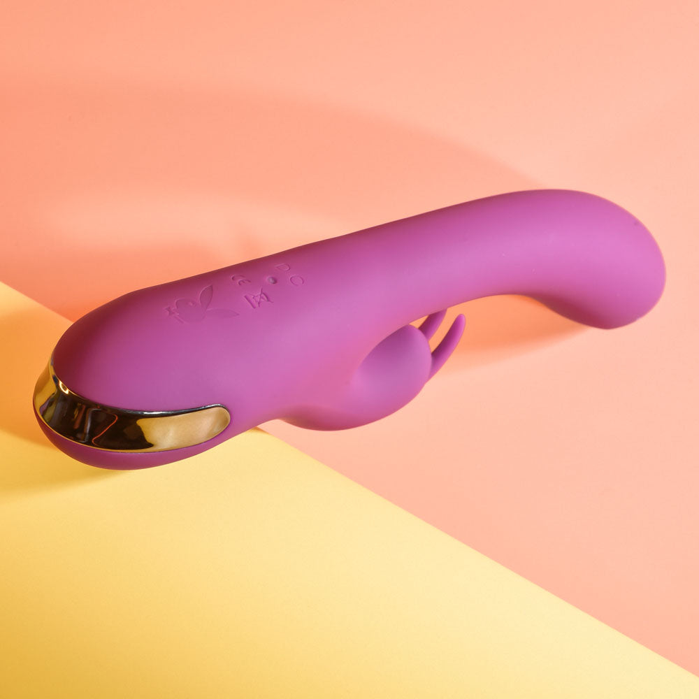 Playboy Pleasure THUMPER Purple 21.9cm USB Rechargeable Rabbit Vibrator