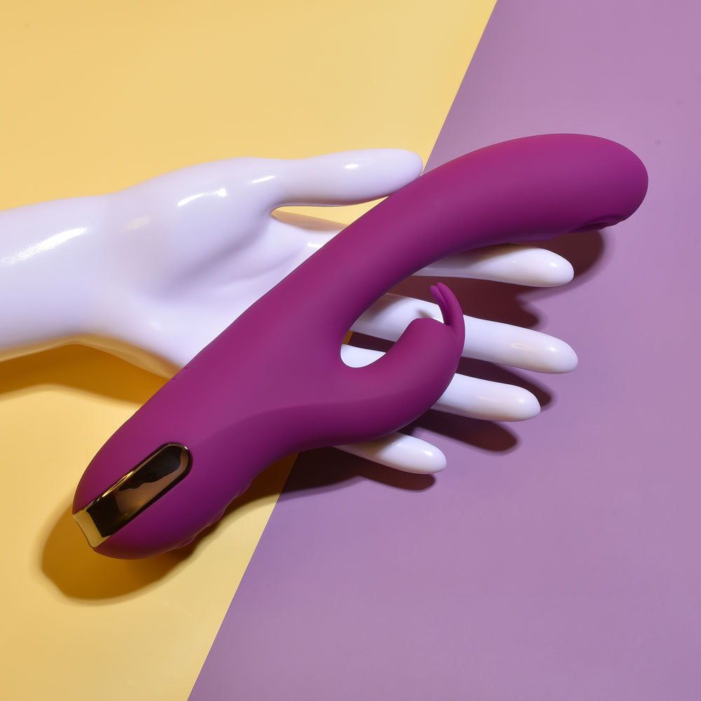 Playboy Pleasure THUMPER Purple 21.9cm USB Rechargeable Rabbit Vibrator