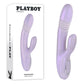 Playboy Pleasure BUMPING BUNNY Opal 22.9 cm USB Thrusting & Warming Vibrator