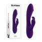 Playboy Pleasure ON REPEAT Purple 19.7cm USB Rechargeable Rabbit Vibrator