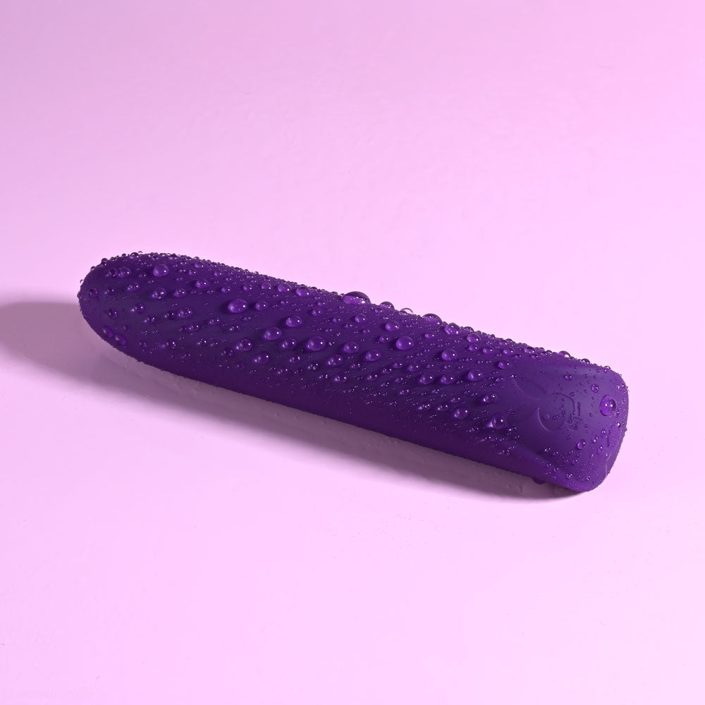 Playboy Pleasure ONE & ONLY Purple 12cm USB Rechargeable Bullet Vibrator