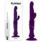 Playboy Pleasure HOPPY ENDING Purple 29.2cm USB Thrusting Rabbit Vibrator