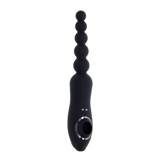 Playboy Pleasure LET IT BEAD Black 23.1 m USB Rechargeable Vibrating Anal Beads