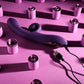 Playboy CURLICUE Purple 23.5cm USB Rechargeable Rabbit Vibrator