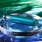 Playboy Pleasure EMERALD Blue 9.1cm USB Rechargeable Glass Tipped Bullet Vibrator