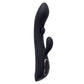 Playboy Pleasure THATS THE SPOT - Black 23.3cm Rabbit Vibrator with G-Spot Tapper