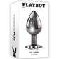 Playboy Pleasure TUX - Large Metal 9.6 cm Large Butt Plug