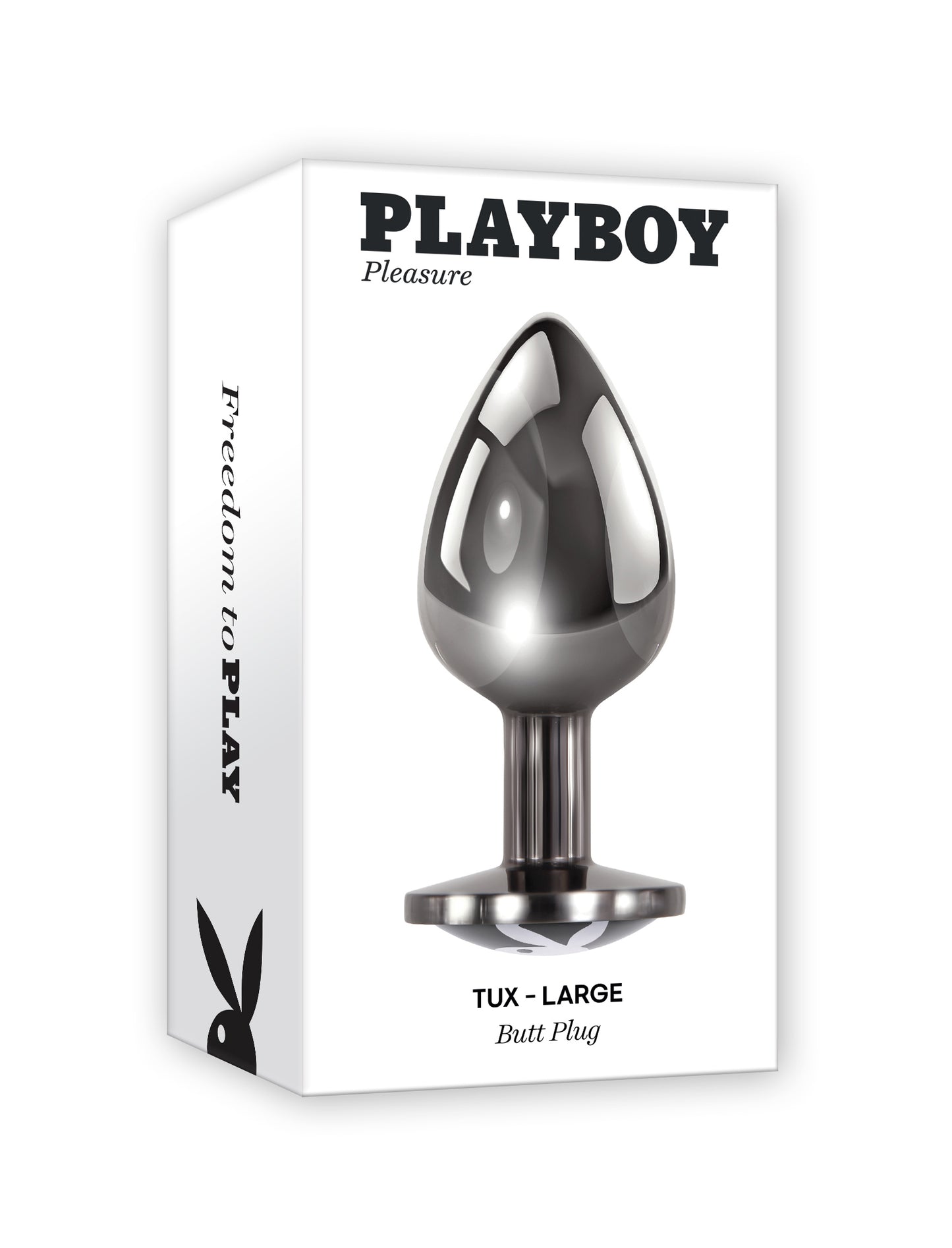 Playboy Pleasure TUX - Large Metal 9.6 cm Large Butt Plug