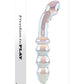 Playboy Pleasure JEWELS DOUBLE Clear Glass 17.1cm Double Ended Dildo