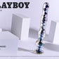 Playboy Pleasure JEWELS WAND Clear Glass 20.3cm Dildo