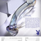 Playboy Pleasure JEWELS KING Clear Glass 16.3cm Dildo