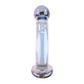 Playboy Pleasure JEWELS KING Clear Glass 16.3cm Dildo