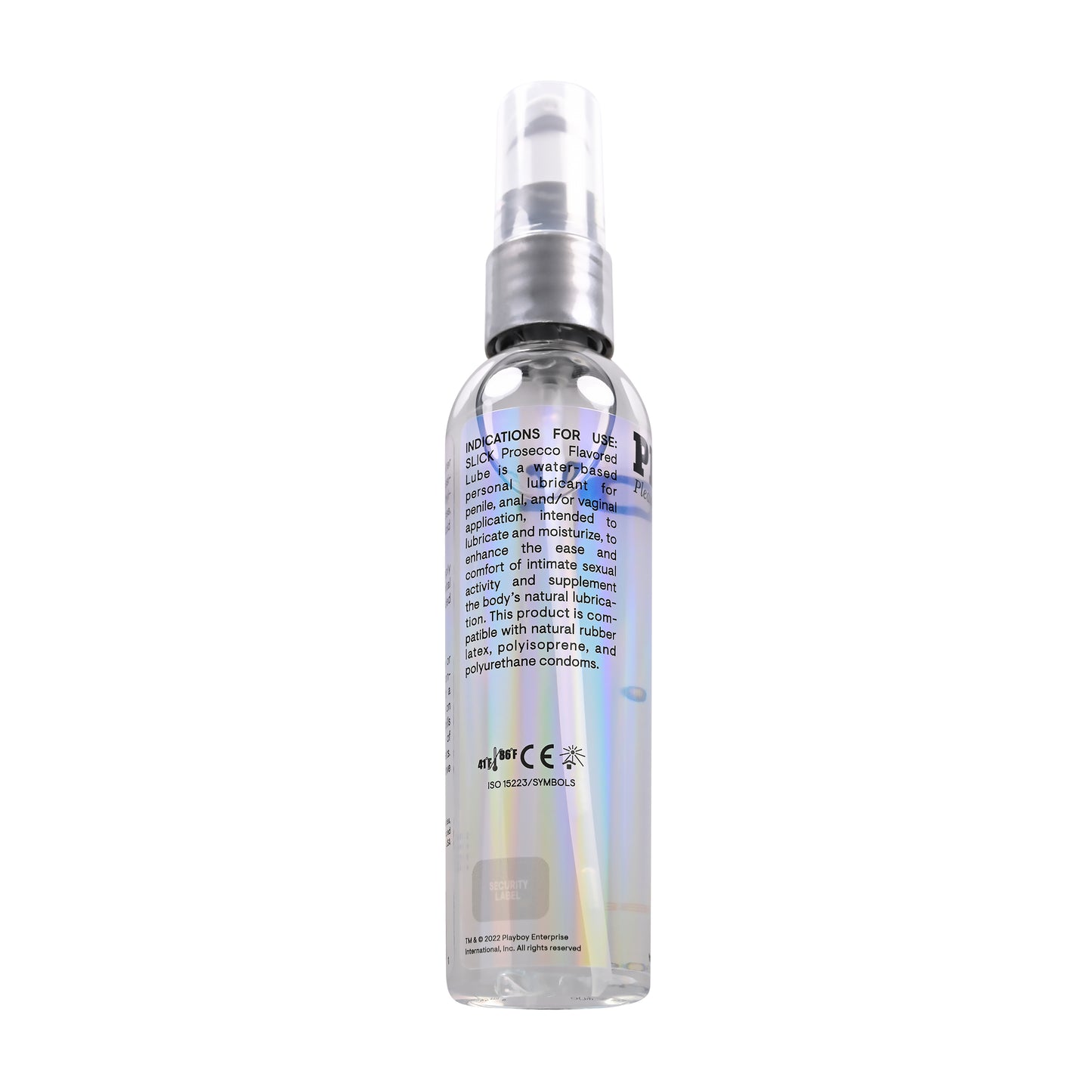 Playboy Pleasure SLICK Prosecco Flavoured Water Based Lubricant 120ml