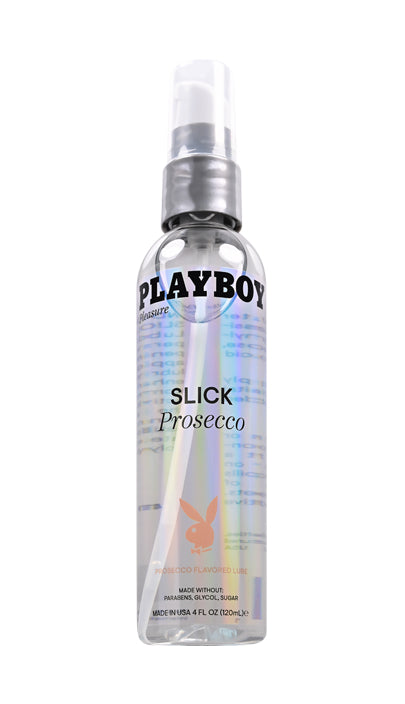 Playboy Pleasure SLICK Prosecco Flavoured Water Based Lubricant 120ml