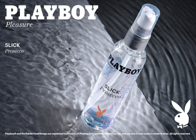 Playboy Pleasure SLICK Prosecco Flavoured Water Based Lubricant 120ml