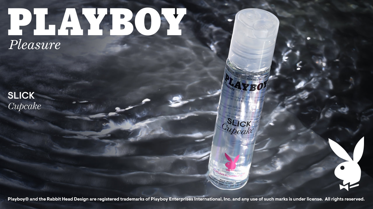 Playboy Pleasure SLICK Cupcake Flavoured Water Based Lubricant 30ml