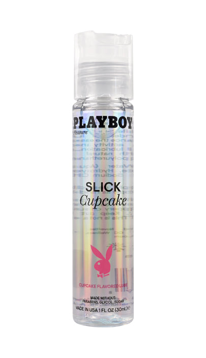 Playboy Pleasure SLICK Cupcake Flavoured Water Based Lubricant 30ml