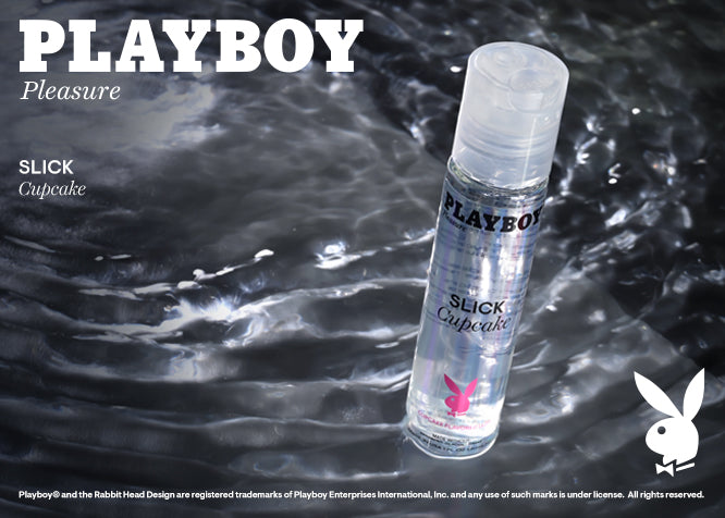 Playboy Pleasure SLICK Cupcake Flavoured Water Based Lubricant 30ml