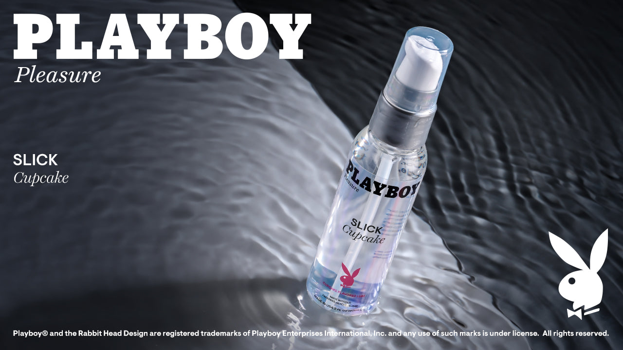 Playboy Pleasure SLICK Cupcake Flavoured Water Based Lubricant 60ml