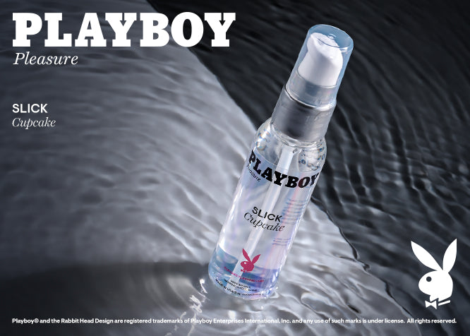 Playboy Pleasure SLICK Cupcake Flavoured Water Based Lubricant 60ml