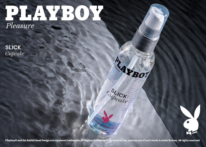 Playboy Pleasure SLICK Cupcake Flavoured Water Based Lubricant 120ml