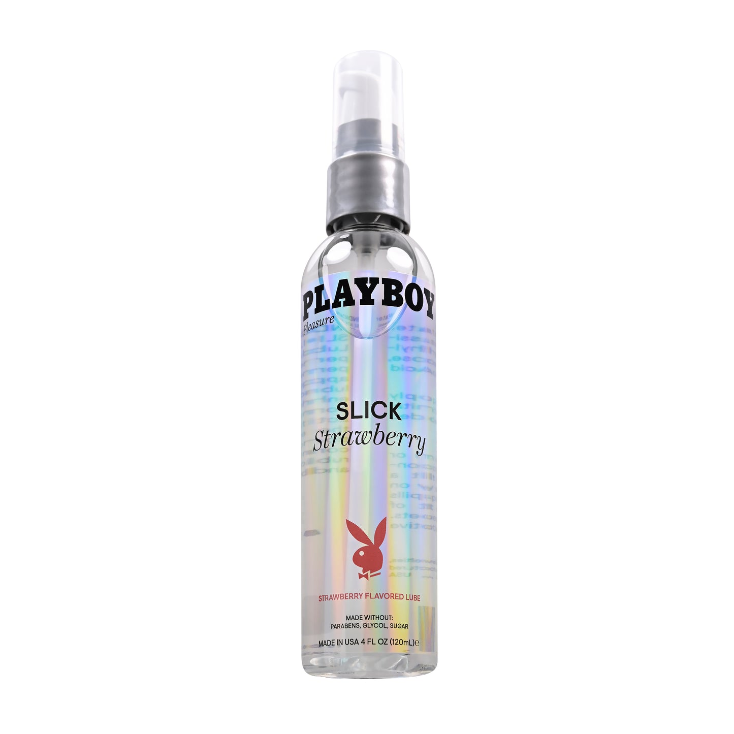 Playboy Pleasure SLICK Strawberry Flavoured Water Based Lubricant 120ml