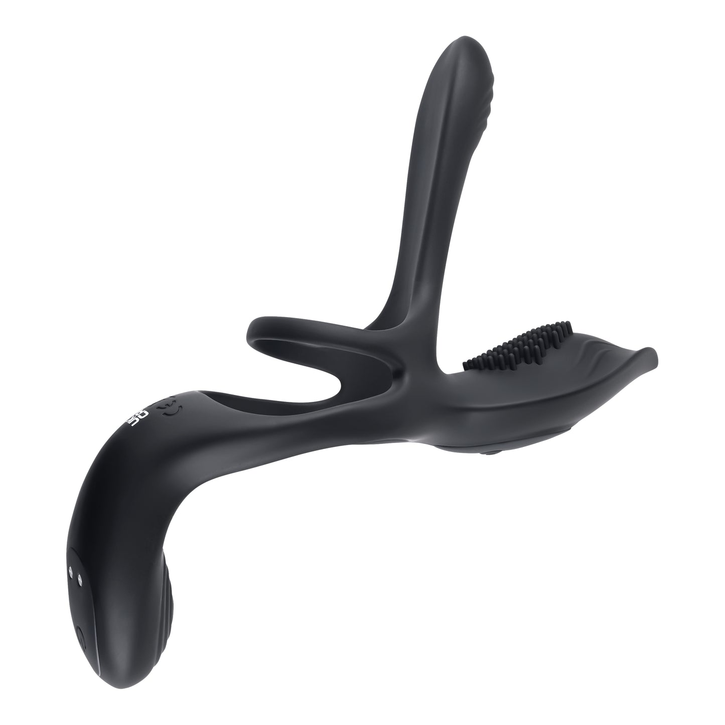 Playboy Pleasure The 3 Way Black USB Rechargeable Vibrating Cock Ring with Wireless Remote