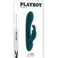 Playboy Pleasure LIL RABBIT Deep Teal 14.6cm USB Rechargeable Rabbit Vibrator