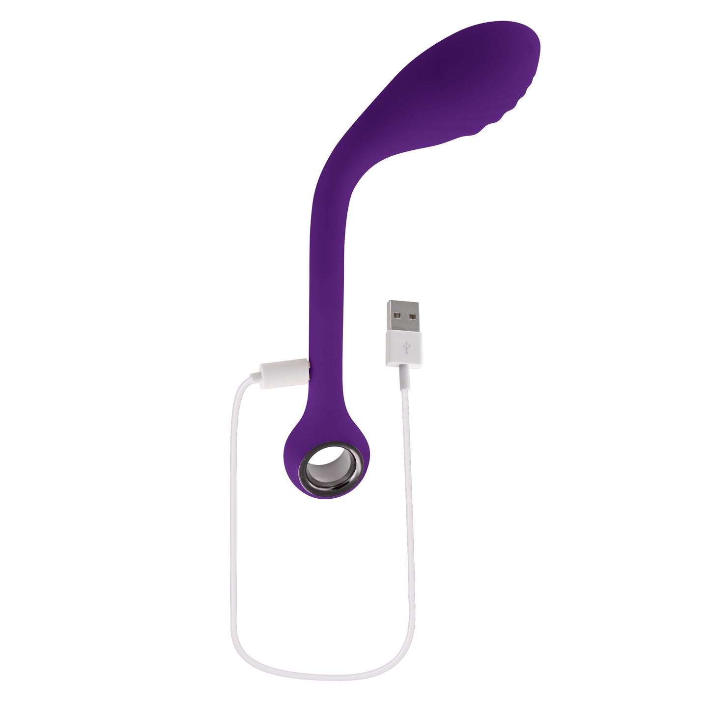 Playboy Pleasure SPOT ON Purple 22.6cm USB Rechargeable Poseable G-Spot Vibrator