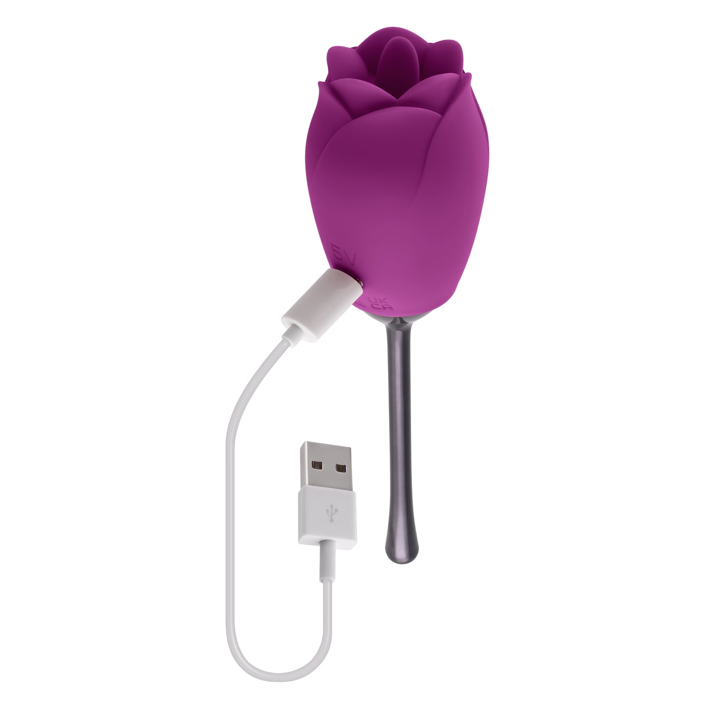 Playboy Pleasure PETAL Purple USB Rechargeable Flicking Stimulator