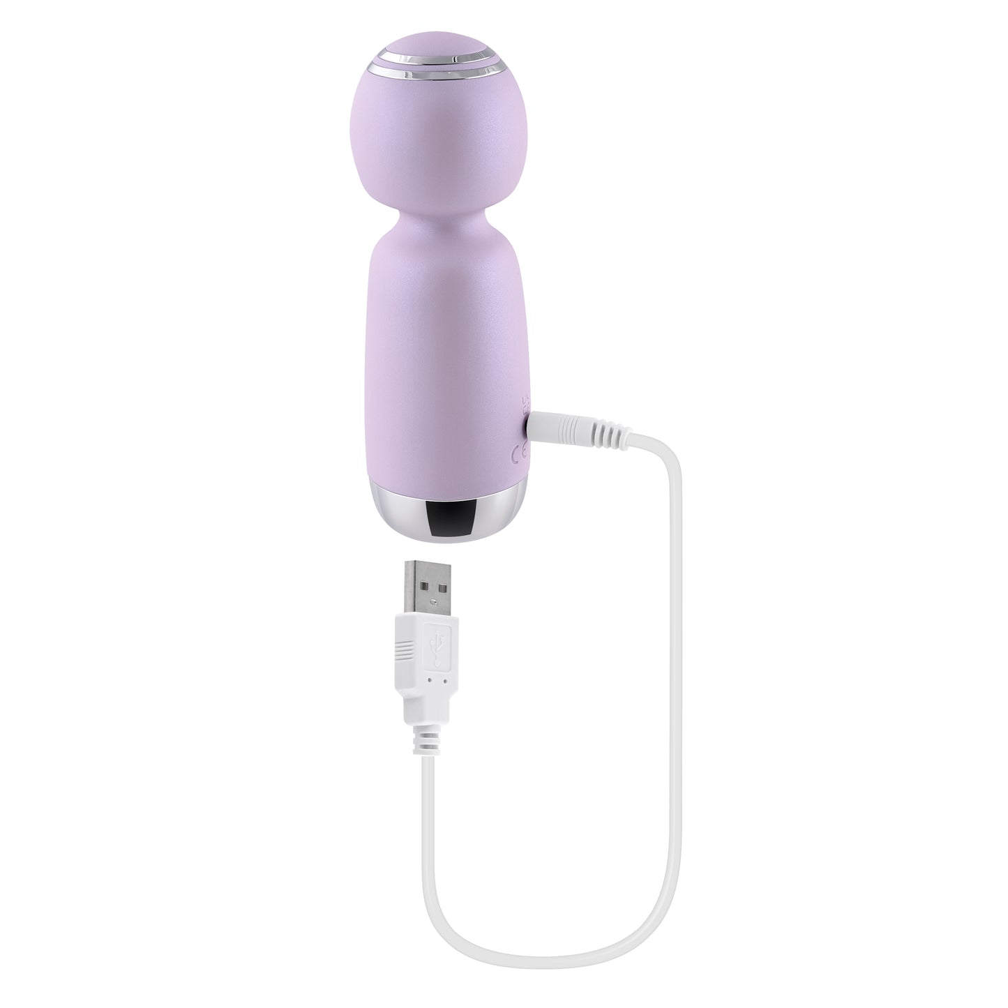 Playboy Pleasure ROYAL MINI Lilac 12.5cm USB Rechargeable Mini Wand Vibrator