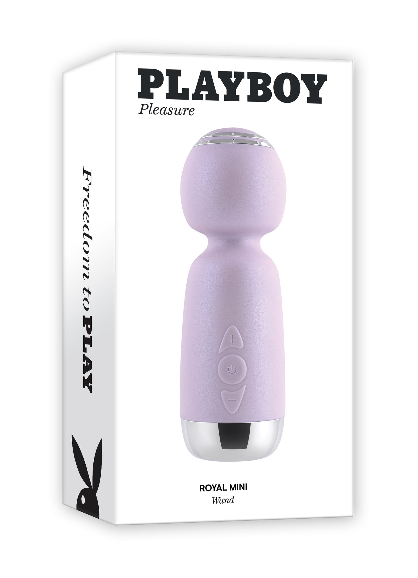 Playboy Pleasure ROYAL MINI Lilac 12.5cm USB Rechargeable Mini Wand Vibrator