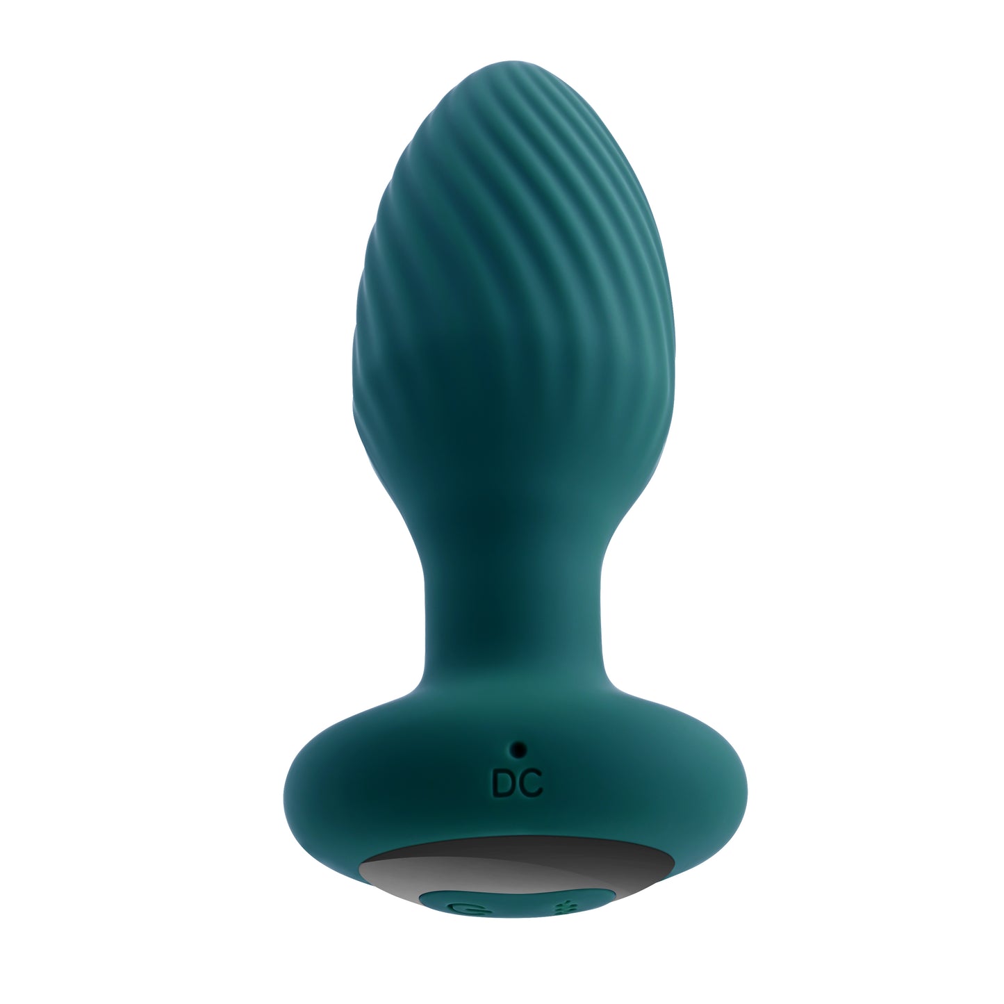 Playboy Pleasure SPINNING TAIL TEASER Blue 9.7cm Vibrating & Rotating Butt Plug with Wireless Remote